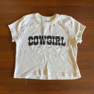 BRANDY MELVILLE COWGIRL BABY TEE